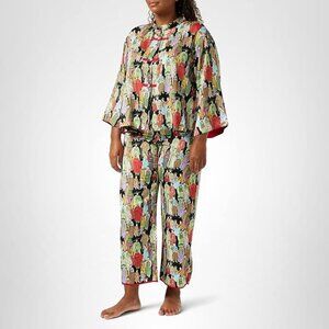Natori Womens Asian-inspired Pajama Set Size S Multicolor Polyester Casual